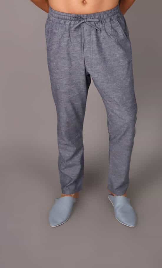 Pantalon en Lin GRIS