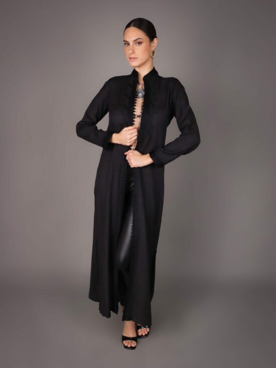Caftan Lin Karakour - Noir