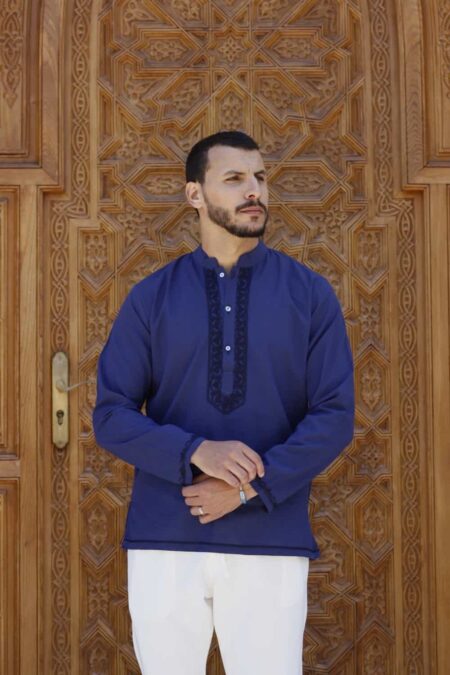 Men’s Prestige Karakou Shirt - BLUE