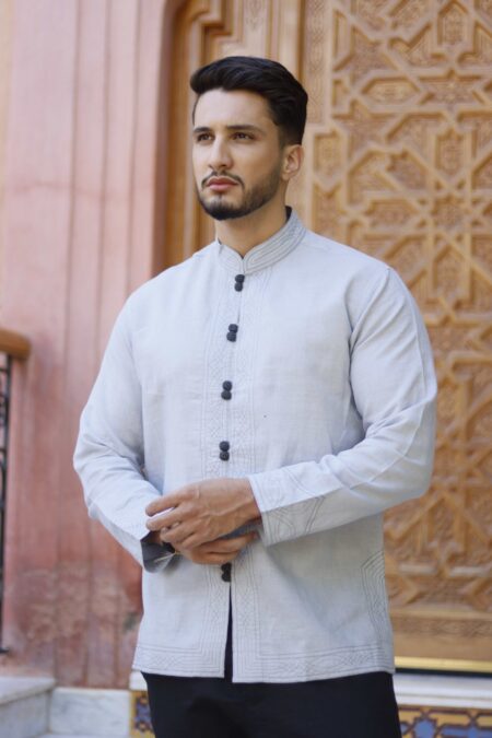Authentic Elegance Linen Shirt - WHITE